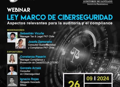 Webinar sobre la Ley Marco de Ciberseguridad