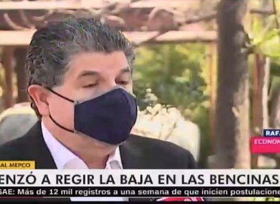 "Bencinas bajan en Chile", Sr. Rafael Romero en canales CHV y CNN.