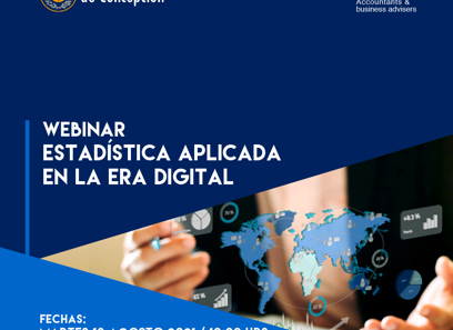 Nuevo webinar gratuito "Estadística Aplicada en la Era Digital" Universidad de Concepción y PKF Chile.